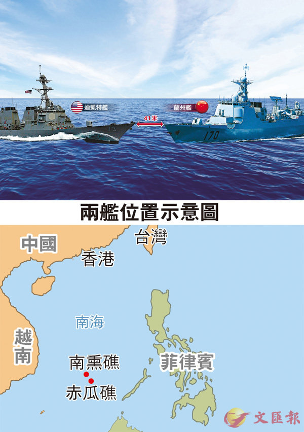 美艦侵闖西沙領海 解放軍驅(qū)離